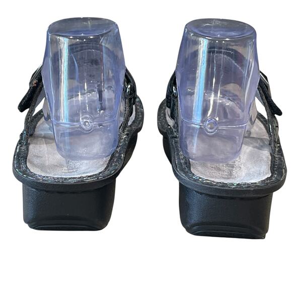 Alegria Carina Tectonic Leather Platform Thong Sandals Size EU 38 US 8-8.5 - Picture 6 of 11